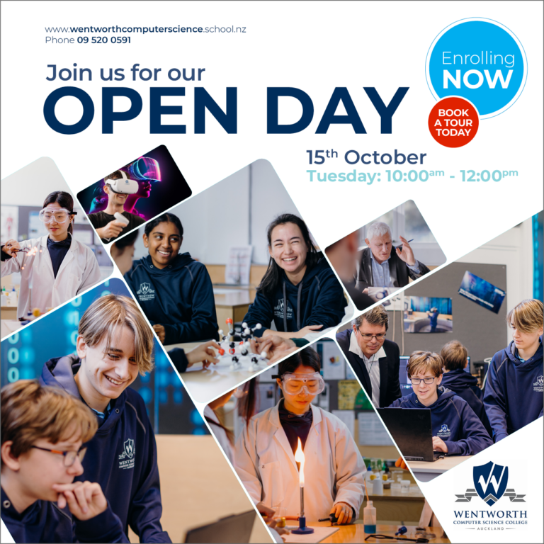 Open Day - Tuesday: 15th October 10am - 12pm