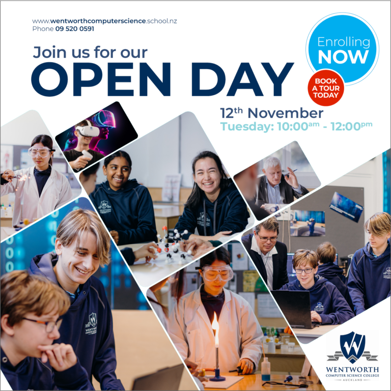 Open Day - Tuesday: 12th November 10am - 12pm